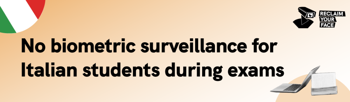 No biometric surveillance for Italian students during exams